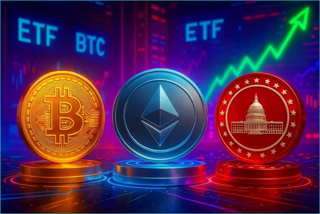 Bitcoin, Ethereum, and MAGACOIN Drive ETF Interest Bitcoin, ethereum, and magacoin drive etf interest