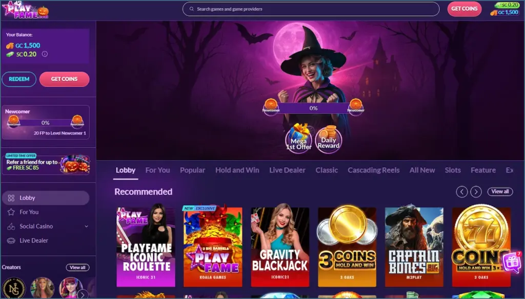 Discover the top playfame casino bonus at chumba and mcluck