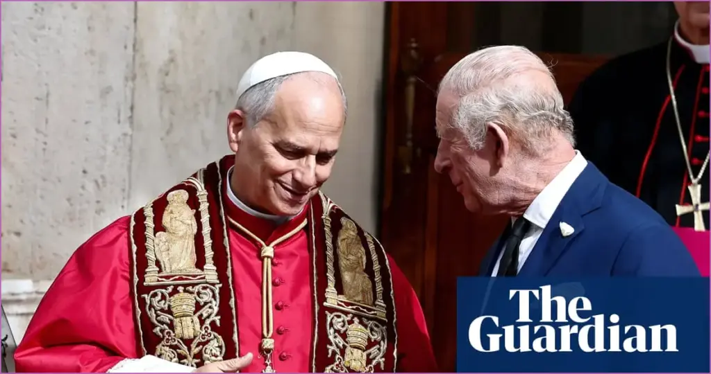 Historic meeting: king charles iii prays publicly with pope leo