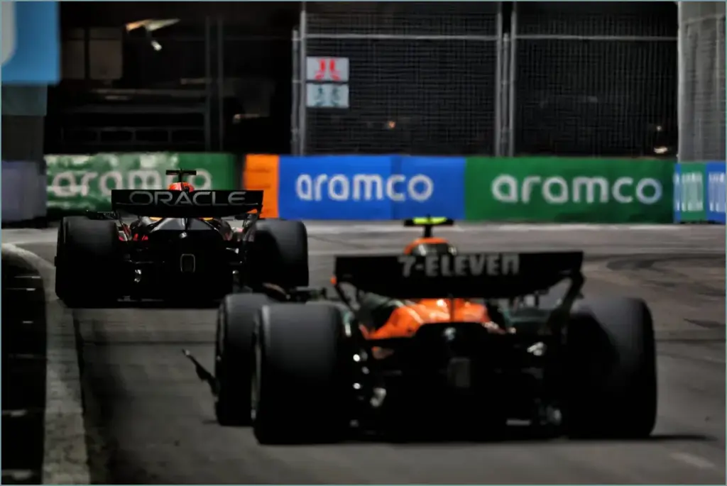 Norris's red bull assessment diverges from mclaren's perspective