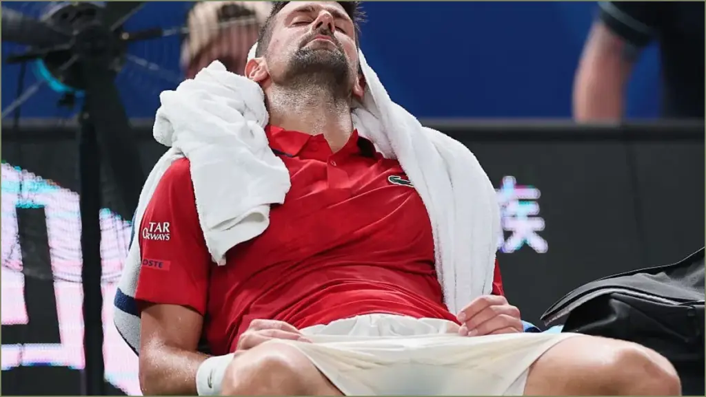 Tennis stars struggle in china's sweltering heat