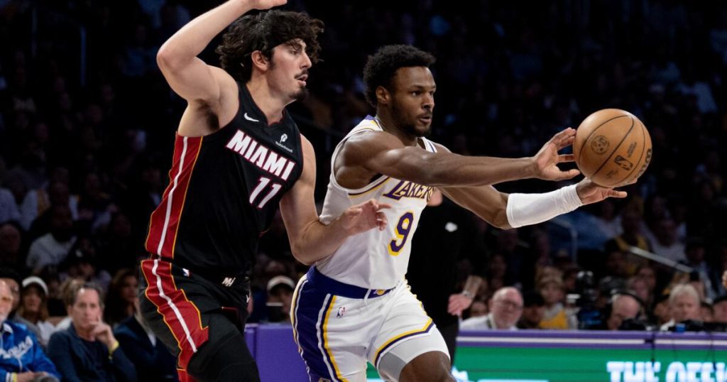 Bronny james shines as lakers thrive despite challenges