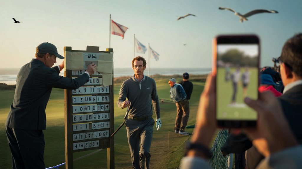 Chris evans steps back from golf match with andy murray