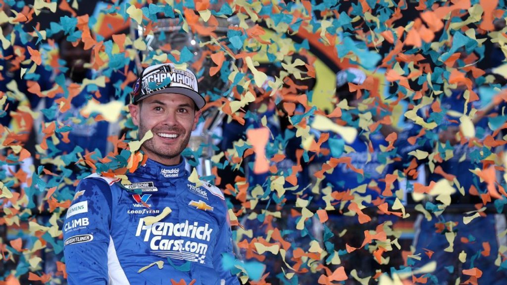 Kyle larson claims nascar championship in thrilling overtime victory against