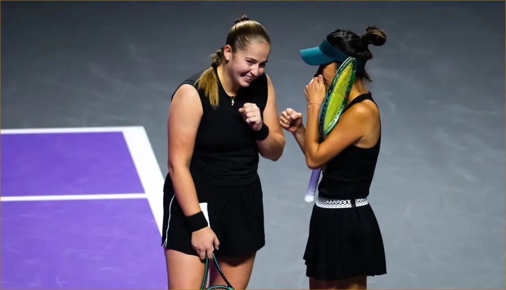Hsieh and Ostapenko Triumph in Group After Key Wins Over Errani and Paolini Hsieh and ostapenko triumph in group after key wins over