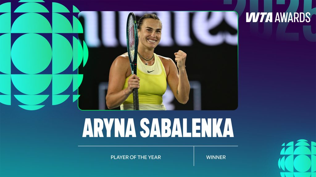 2025 wta tour player awards announced