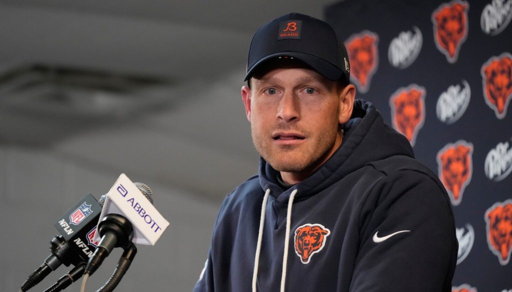 Bears coach ben johnson criticizes penalties while defending controversial hit