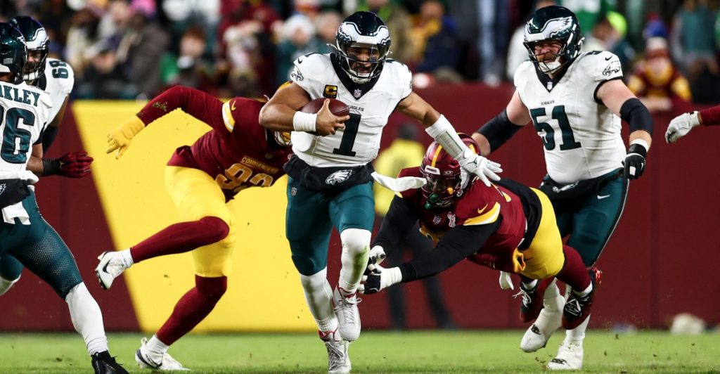 Eagles commanders film review: progress for the offense