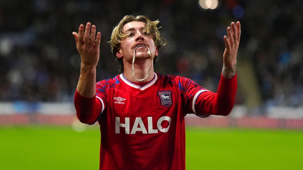 Ipswich town secures victory with goals from clarke and burns