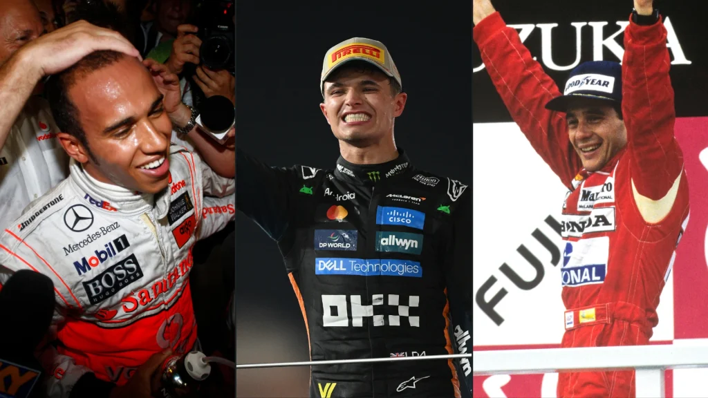 Lando norris joins mclaren as a world champion