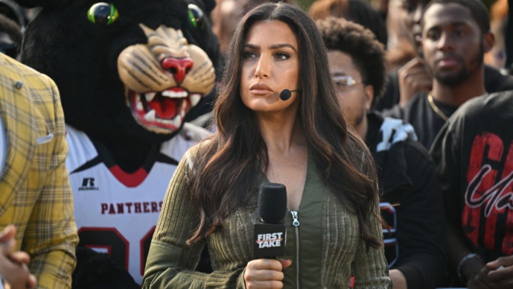 Molly qerim makes a splash at the beach