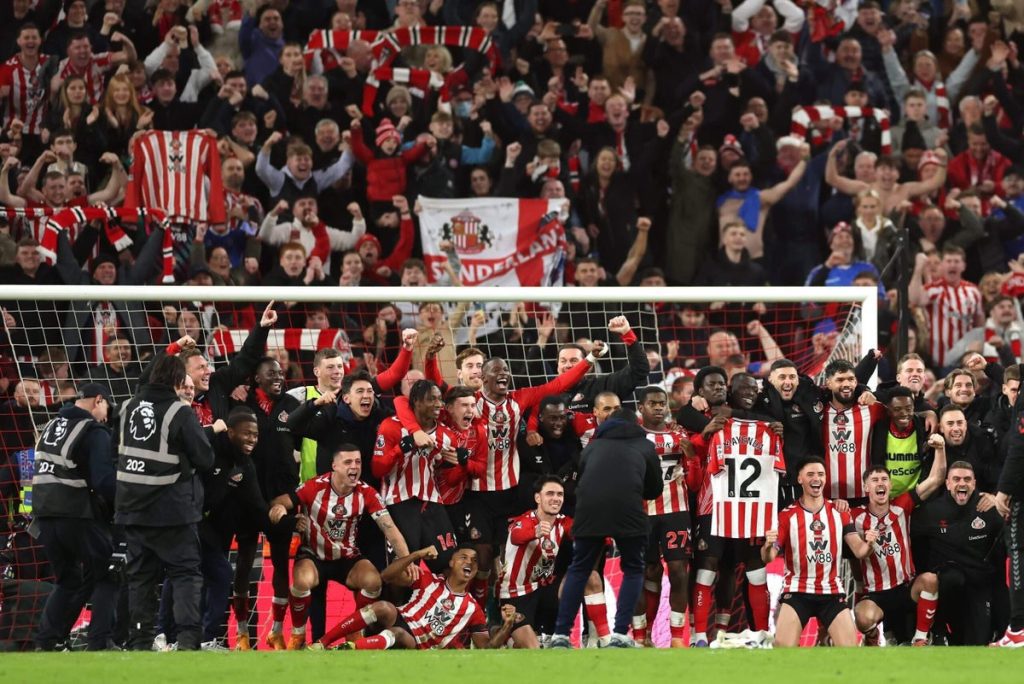 Sunderland's long awaited celebration captured in team photo