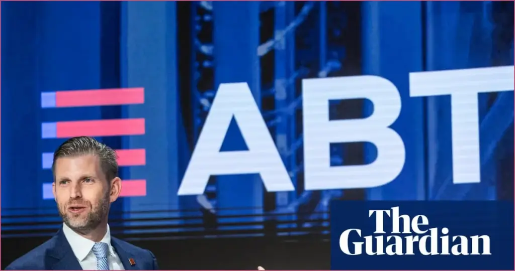 Eric trump's cryptocurrency firm faces 40% drop during crypto winter