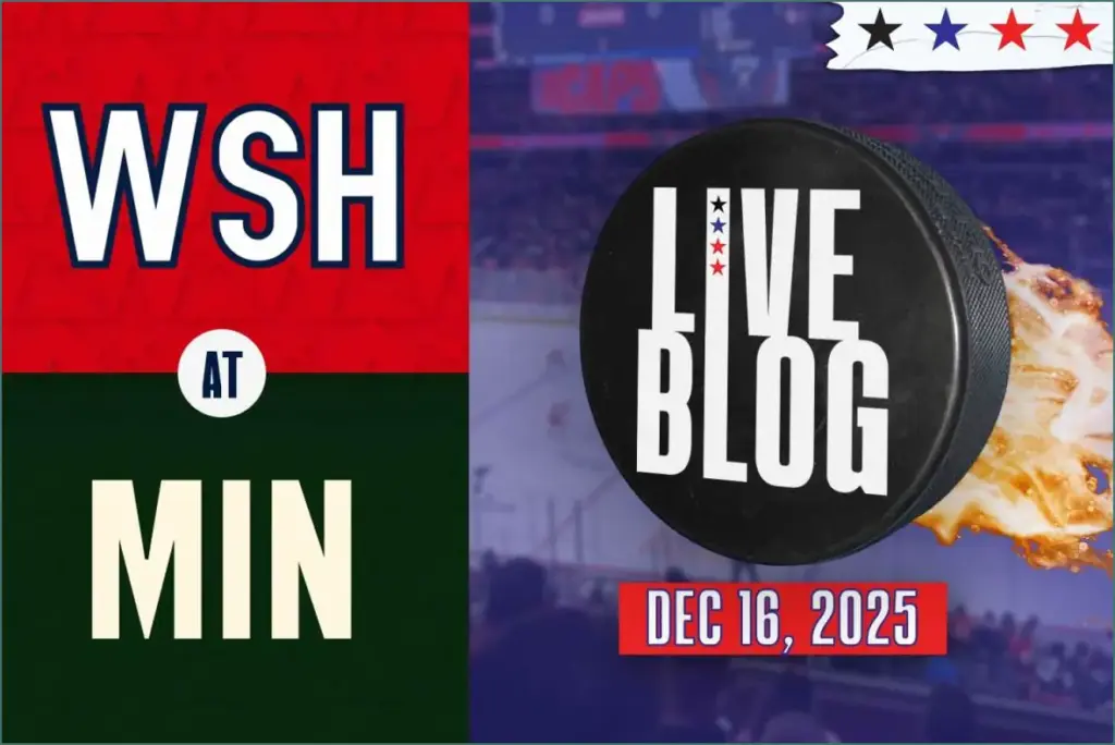 Live coverage: capitals face off against wild at grand casino