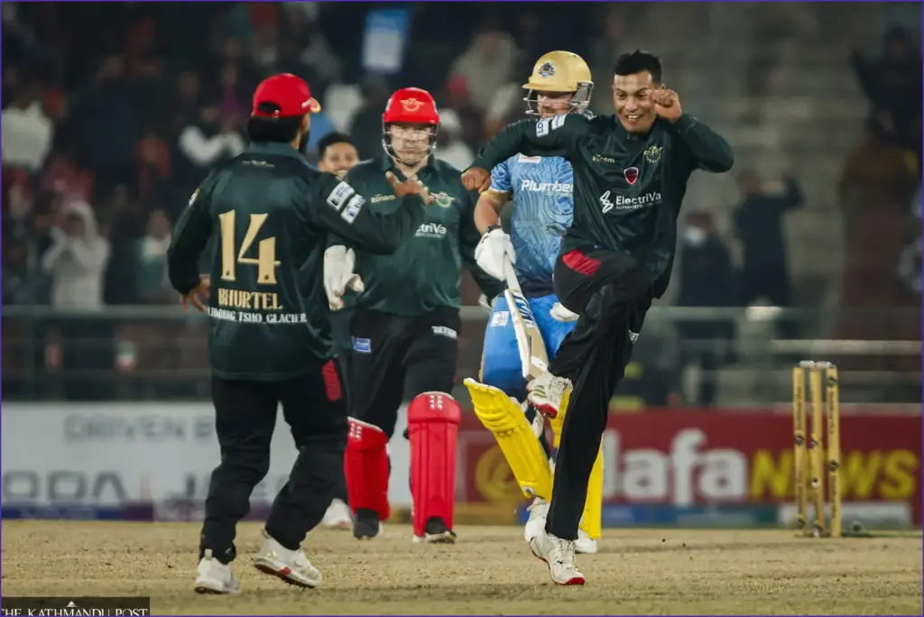 Rossington ton revives pokhara's playoff aspirations