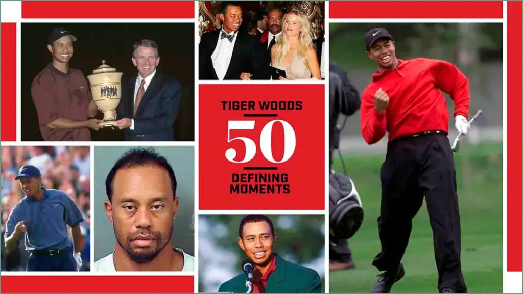 Tiger woods: a countdown of iconic moments in major championship