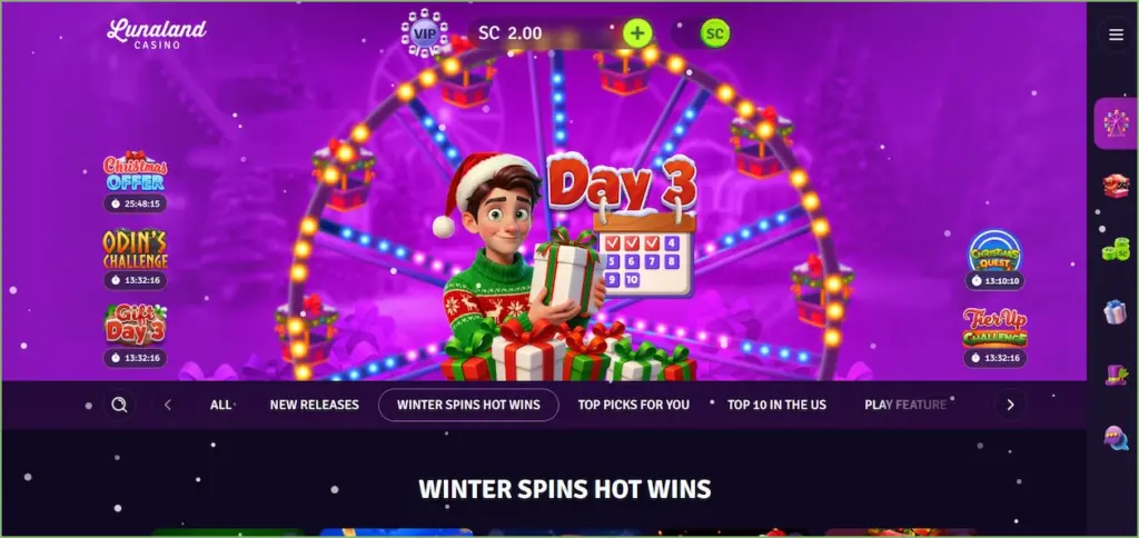 Top christmas sweepstakes casinos to try this year