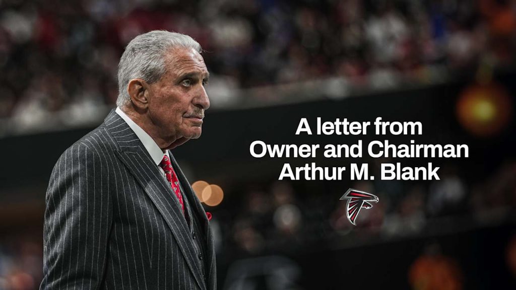 A message from arthur m. blank, owner and chairman