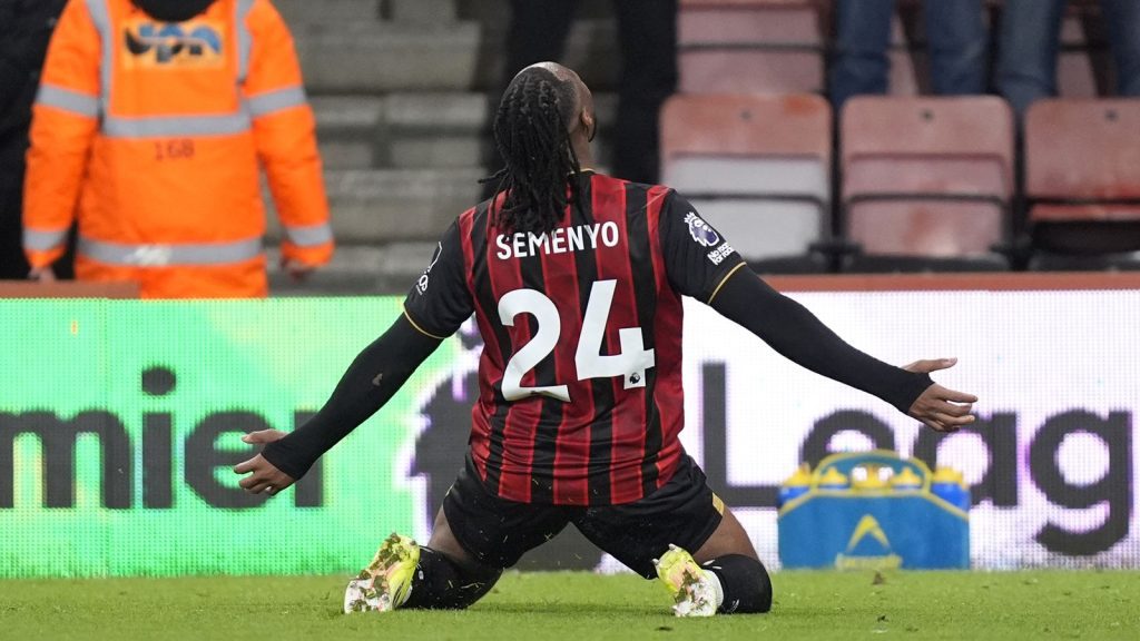 Bournemouth edges out spurs in thrilling 5 goal clash