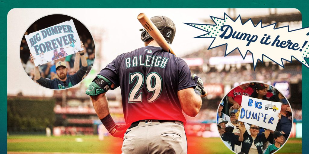 Cal raleigh's powerful swing drives home runs