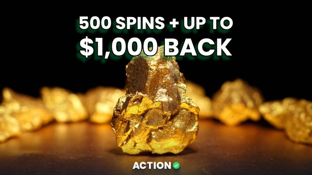 Get 500 free spins and up to $1,000 cashback