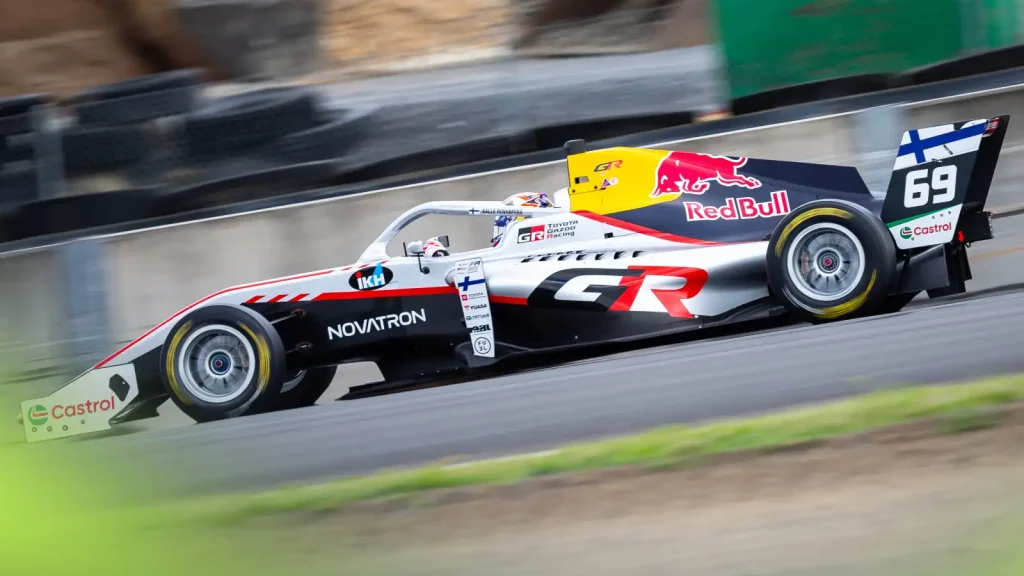 Kalle rovanperä's single seater debut marred by first lap chaos