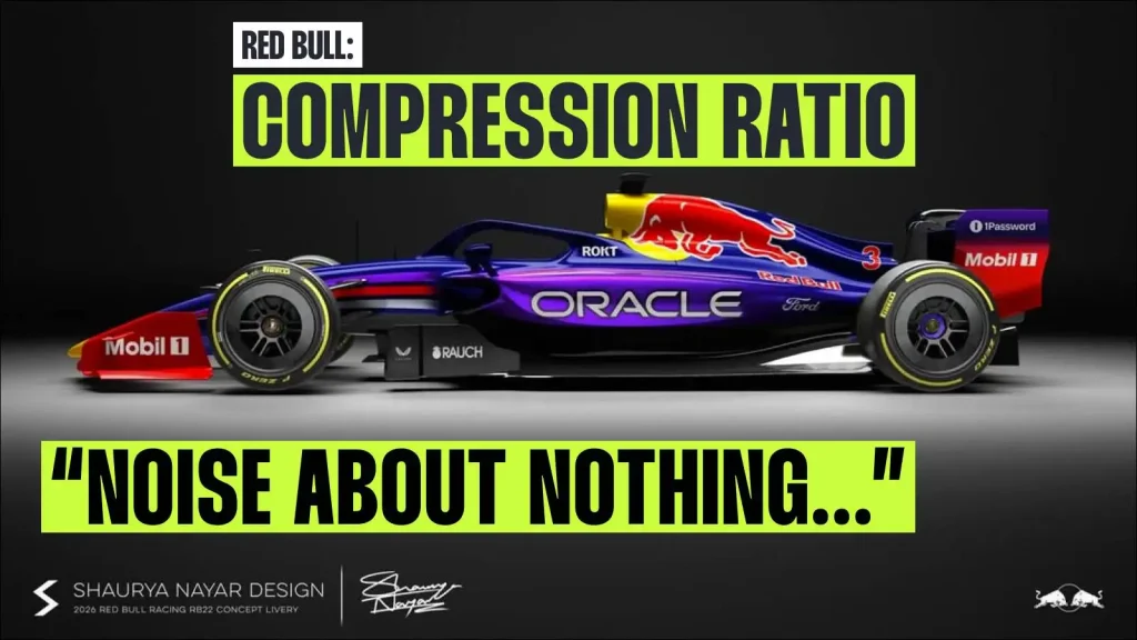 Red bull dismisses f1 2026 compression ratio talk as unimportant