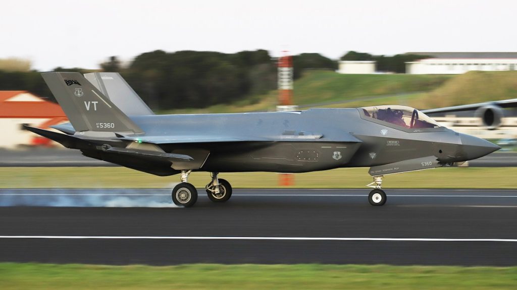 Usaf f 35s move across the atlantic from puerto rico to