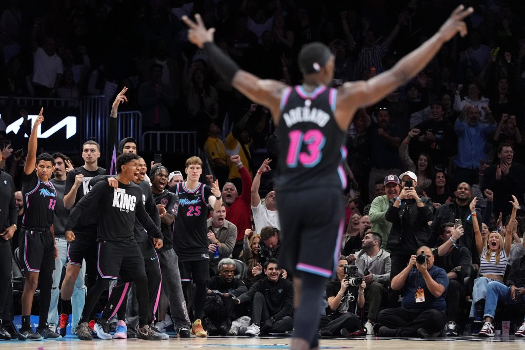 Wiggins' clutch 3 pointer leads miami to thrilling 122 120 victory over