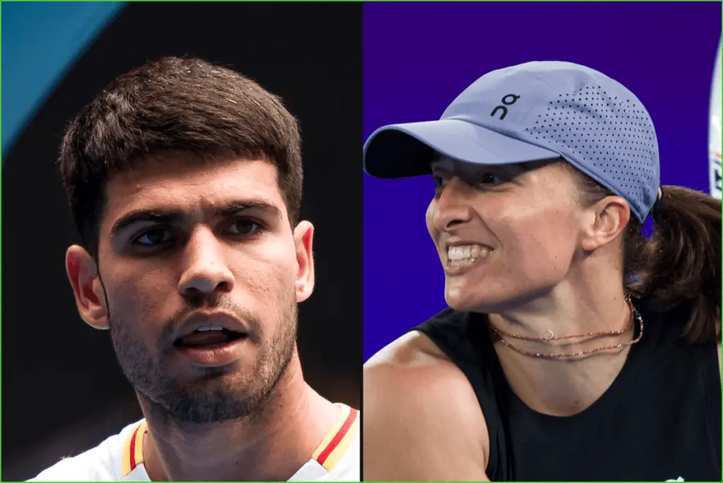 Alcaraz and Świątek: journey to grand slam glory
