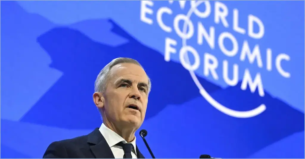 Canada's pm signals a new era at davos