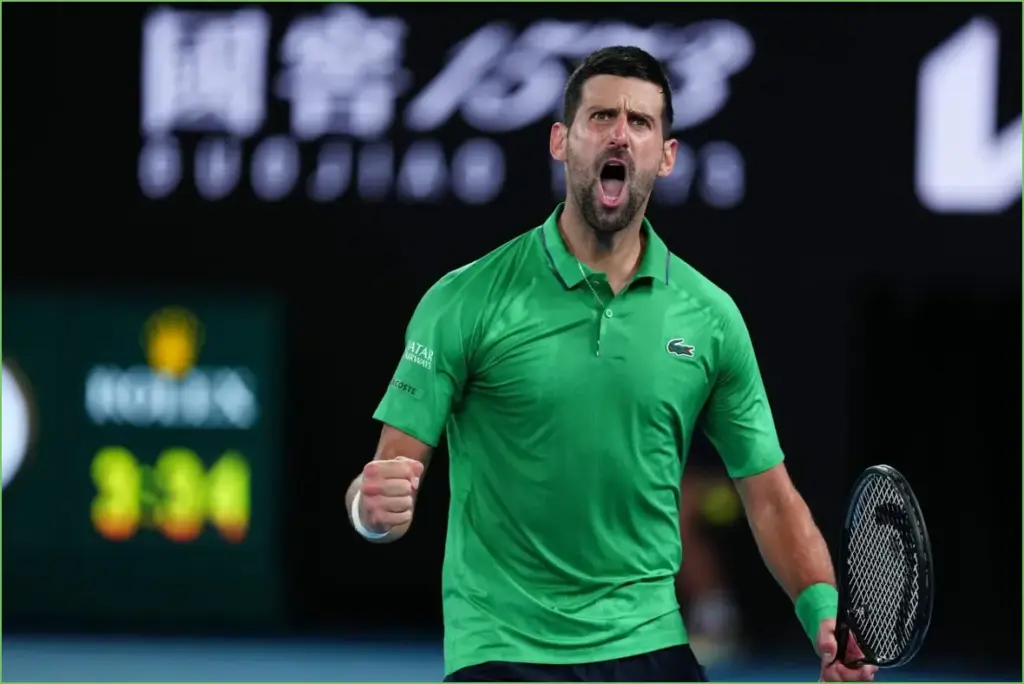 Djokovic shines as he advances to australian open final against