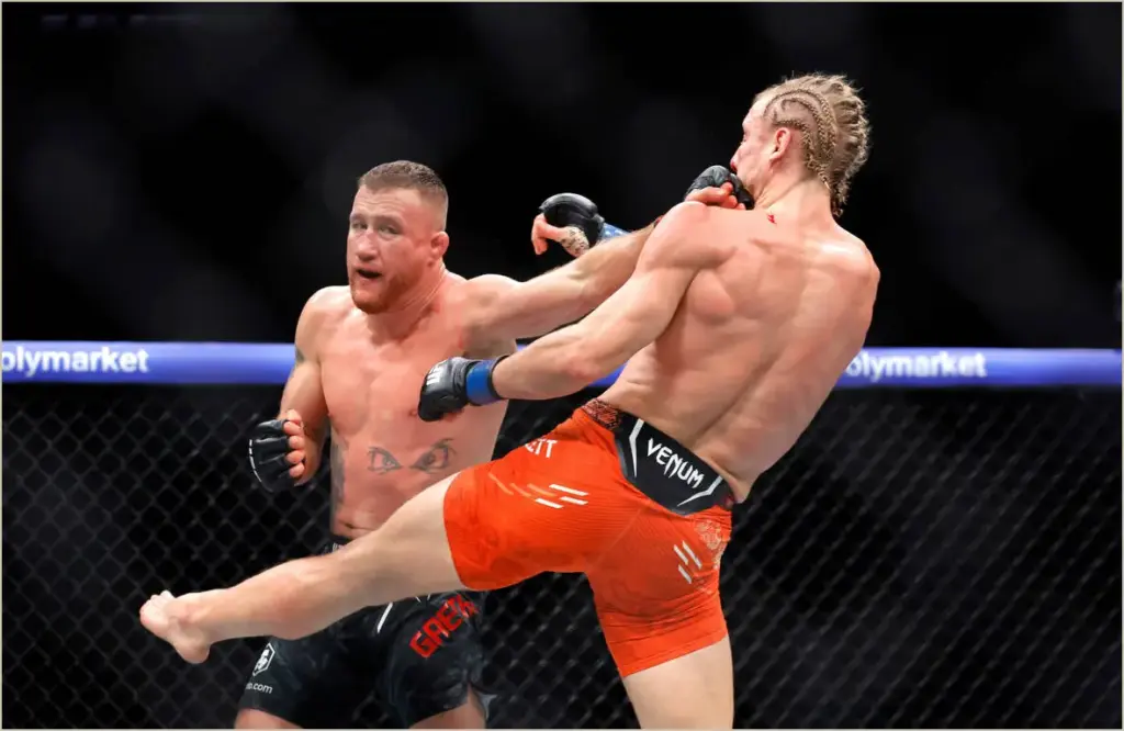 Gaethje Claims the Belt with Victory Over Pimblett on Paramount+ Gaethje claims the belt with victory over pimblett on paramount+