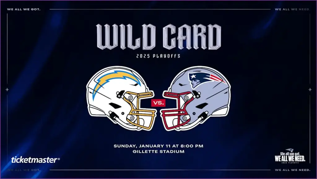 Patriots face chargers in exciting wild card showdown at gillette