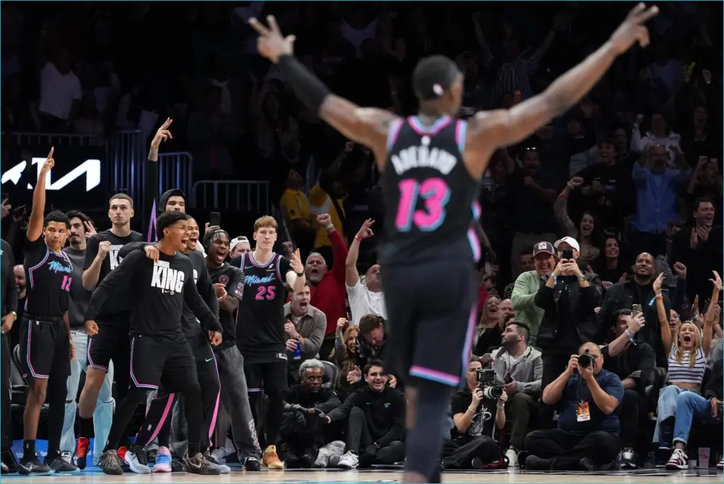 Wiggins' clutch 3 pointer leads miami to thrilling 122 120 victory over