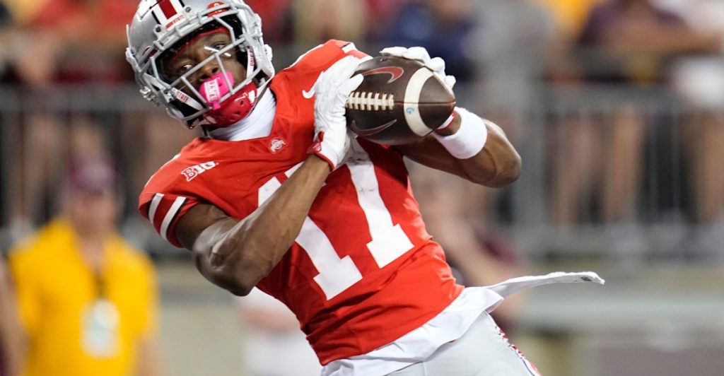 Giants target carnell tate in latest mock draft at no.