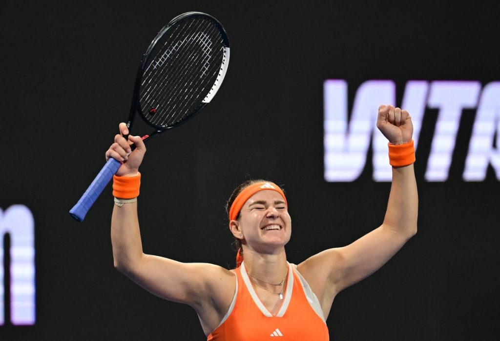 Karolína muchová captures first wta 1000 title at qatar open