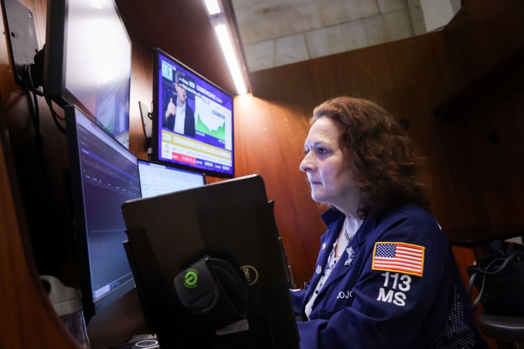 Markets retreat as bitcoin dips and dow drops 400 points