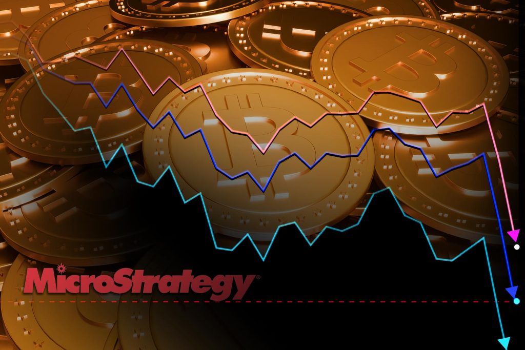 Microstrategy stock takes a nose dive while bitcoin struggles