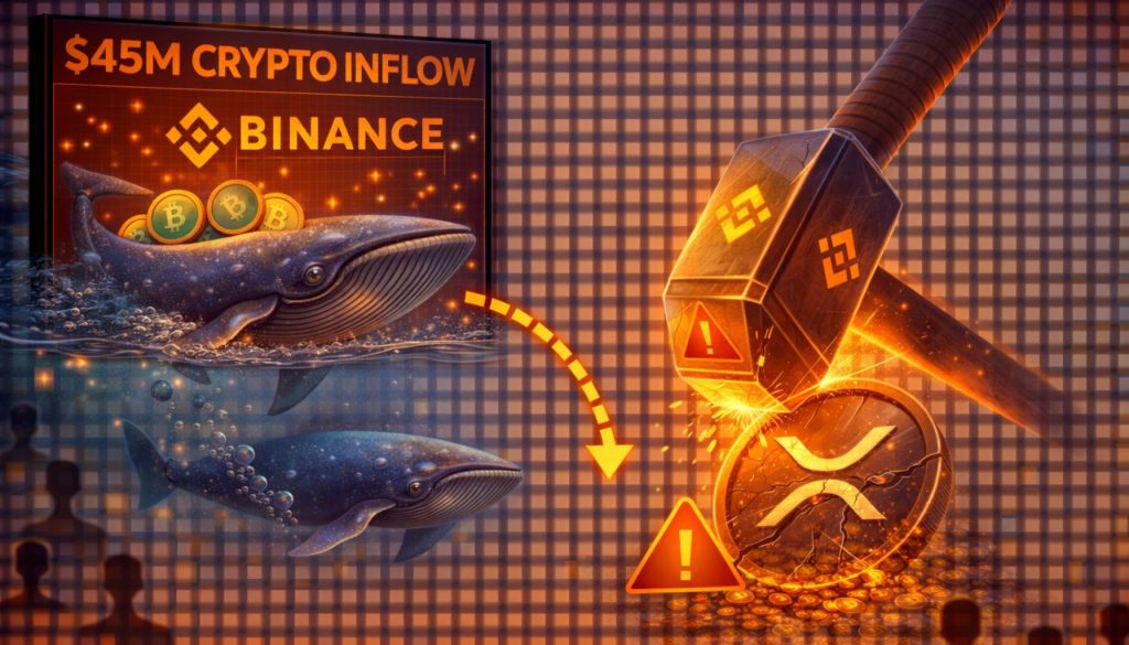 Whale moves to binance could disrupt xrp's recovery