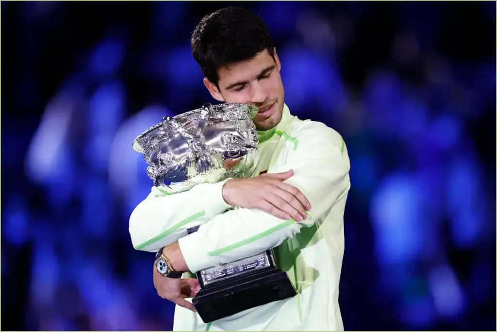 Alcaraz achieves career grand slam at 22