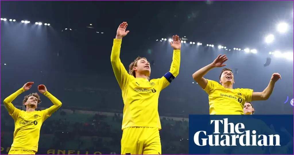 Bodø/glimt celebrates stunning champions league triumph against inter