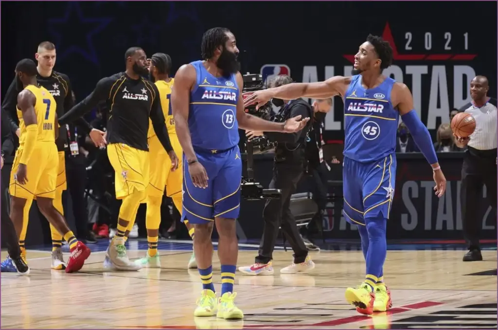 Donovan mitchell discusses cavs' gamble on james harden in pursuit