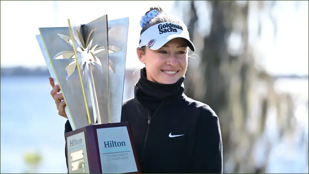 Nelly korda crowned champion as lpga shortens season opener due