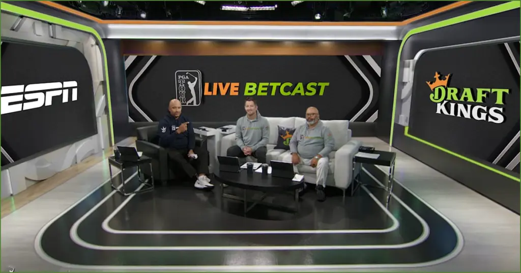 Pga tour expands live betcast coverage through partnership with espn