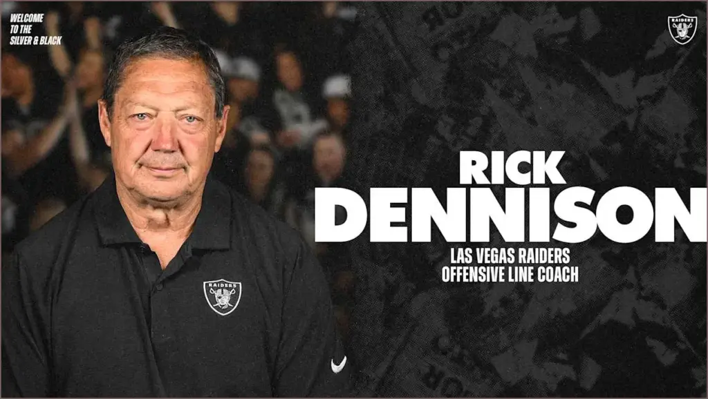 Rick dennison elevates raiders offensive line as key coach