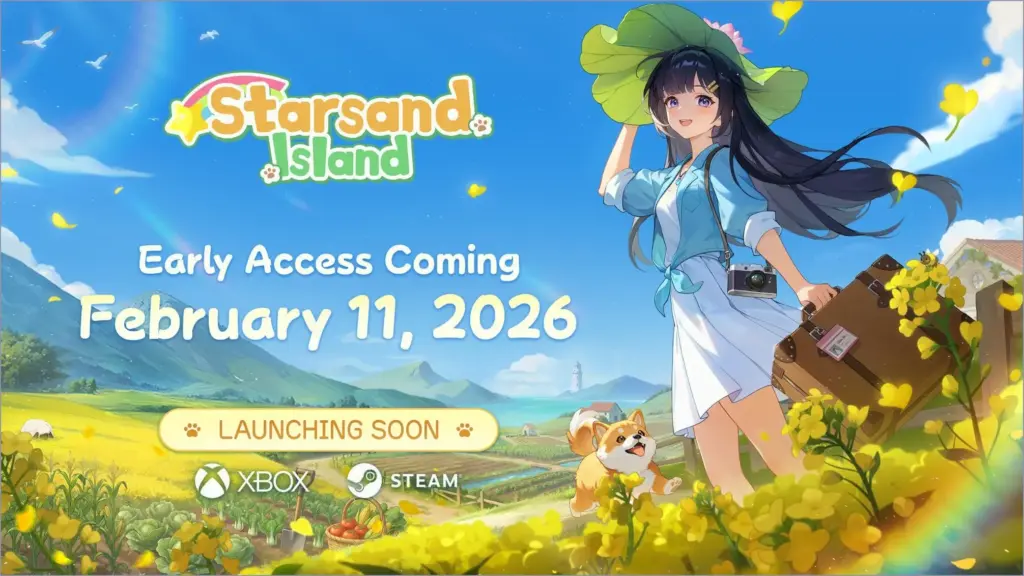 Starsand island debuts in early access on xbox series and
