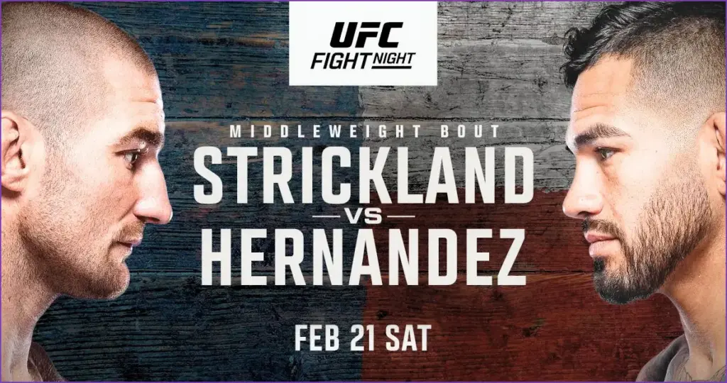 UFC Fight Night Houston: Strickland vs. Hernandez Showdown Ufc fight night houston: strickland vs. hernandez showdown