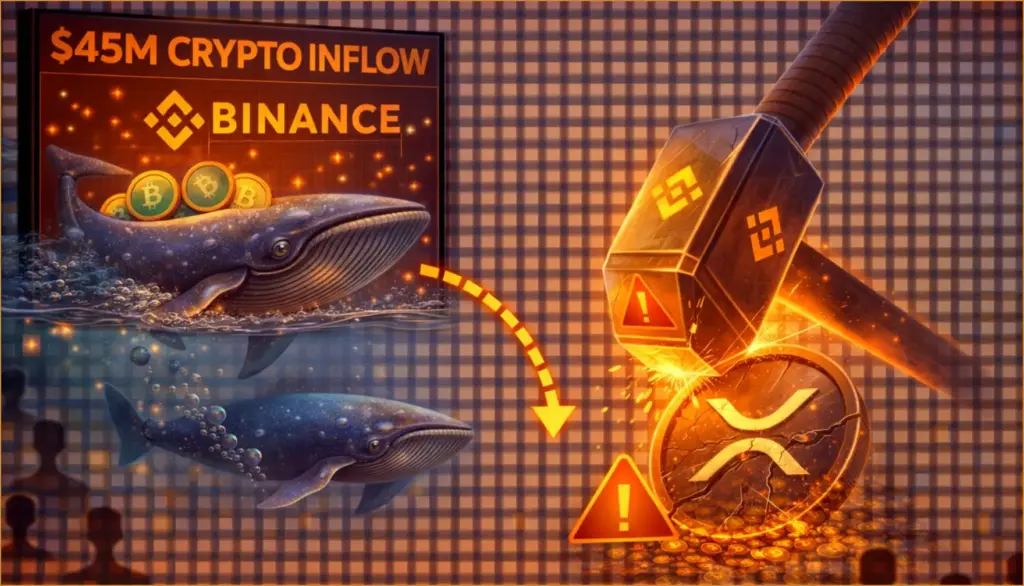 Whale moves to binance could disrupt xrp's recovery