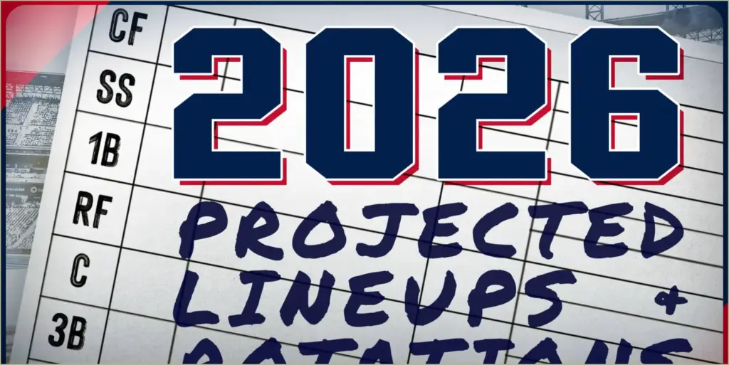 2026 mlb team lineups and rotations unveiled